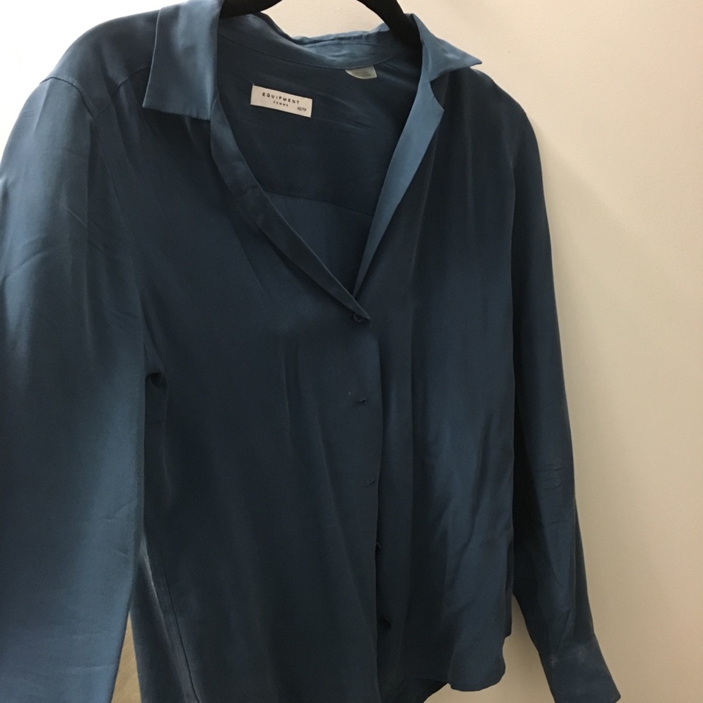 Silk equipment button down